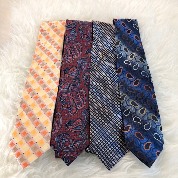 Jon Randall Collection patterned silk tie bundles - Picture 1 of 8